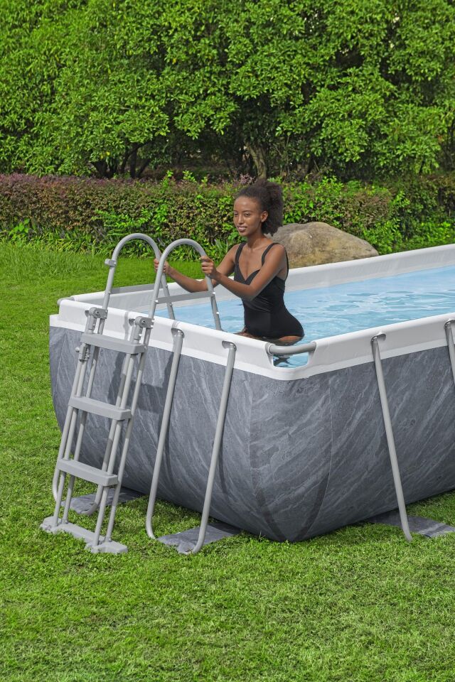 Bestway® 56721 Power Steel™ Prefabrik Yerüstü Havuz 4,04 m x 2,01 m x 1,00 m