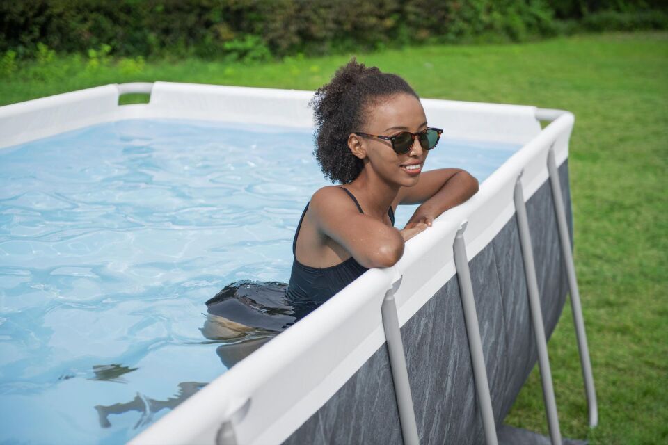 Bestway® 56721 Power Steel™ Prefabrik Yerüstü Havuz 4,04 m x 2,01 m x 1,00 m