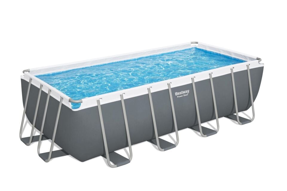 Bestway Prefabrik Havuz Steel Pro MAX  Prefabrik Yer Üstü Havuz Seti 4,88 m x 2,44 m x 1,22 m 56671