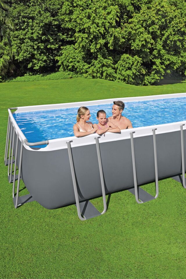 Bestway Prefabrik Havuz Steel Pro MAX Yerüstü Prefabrik Havuz Seti 6,40 m x 2,74 m x 1,32 m 5612B