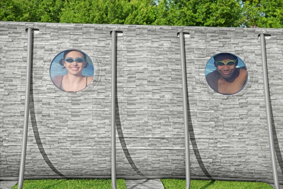 Bestway® Power Steel™ Vista Serisi 2- Prefabrik Yer Üstü Havuz Seti 5,49 m x 2,74 m x 1,22 m