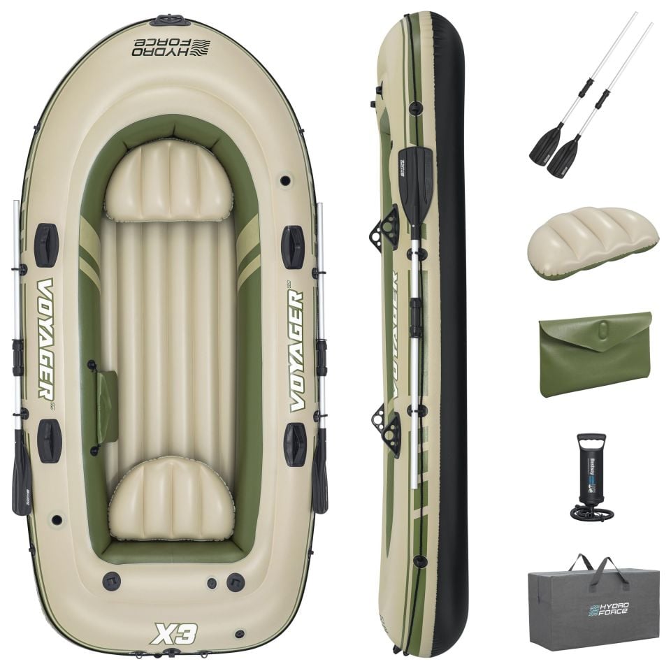 Hydro-Force™ 65164 Voyager™ X3 Şişme Bot Seti 2,94 m