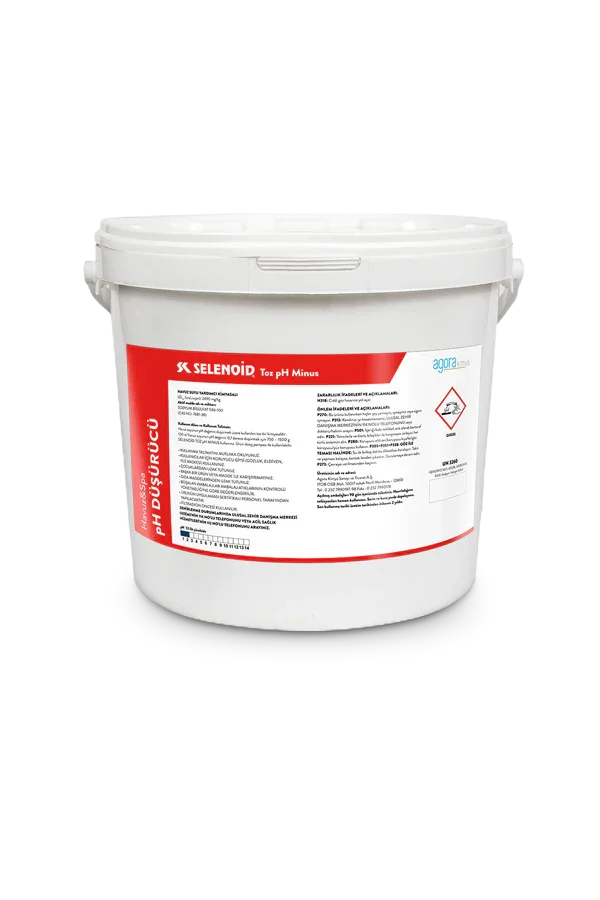 Selenoid Toz pH MINUS 10 KG pH Düsürücü