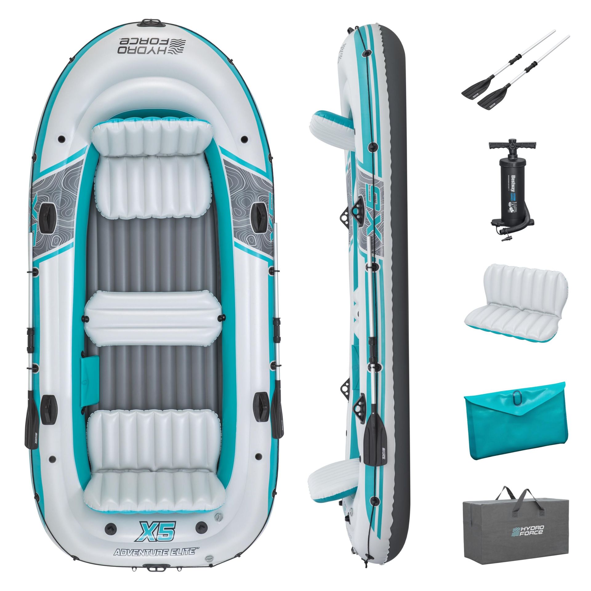 Hydro-Force™ 65159 Adventure Elite™ X5 Şişme Bot Seti 3,64 m