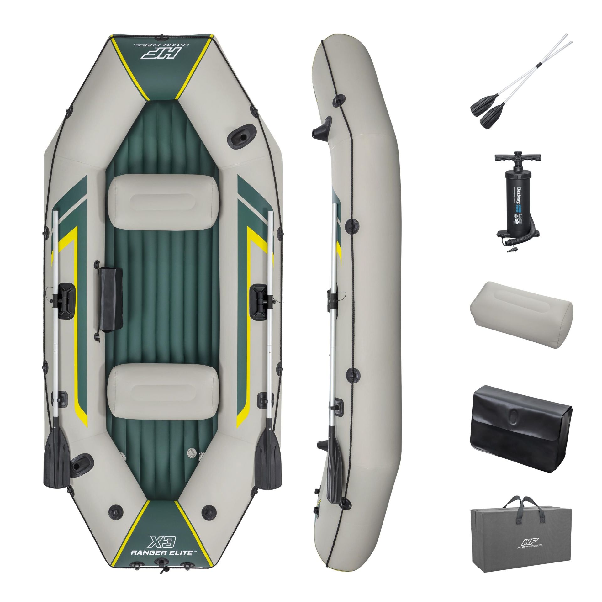 Hydro-Force™ 65160 Ranger Elite™ X3 Şişme Bot Seti 3,20 m