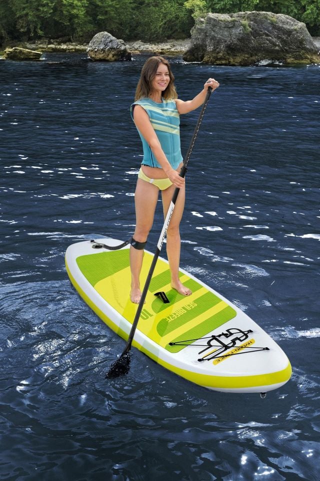 Hydro-Force™ 65340 Deniz Rüzgarı Kürekli Şişme SUP-Sörf Seti