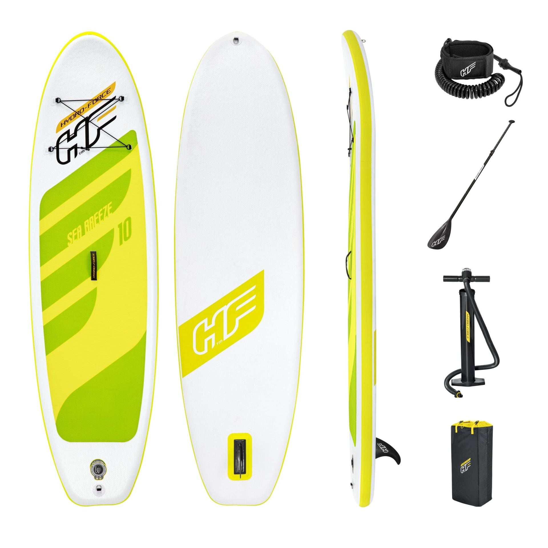 Hydro-Force™ 65340 Deniz Rüzgarı Kürekli Şişme SUP-Sörf Seti