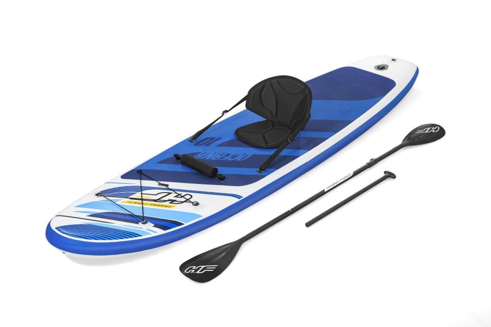 Hydro-Force™ 65350 Okyanusya Kürekli Şişme SUP-Sörf ve Kano Seti 3,05 m