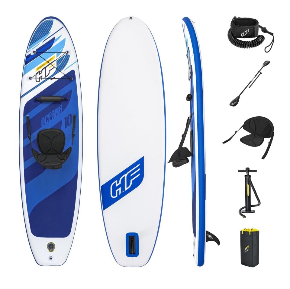 Hydro-Force™ 65350 Okyanusya Kürekli Şişme SUP-Sörf ve Kano Seti 3,05 m