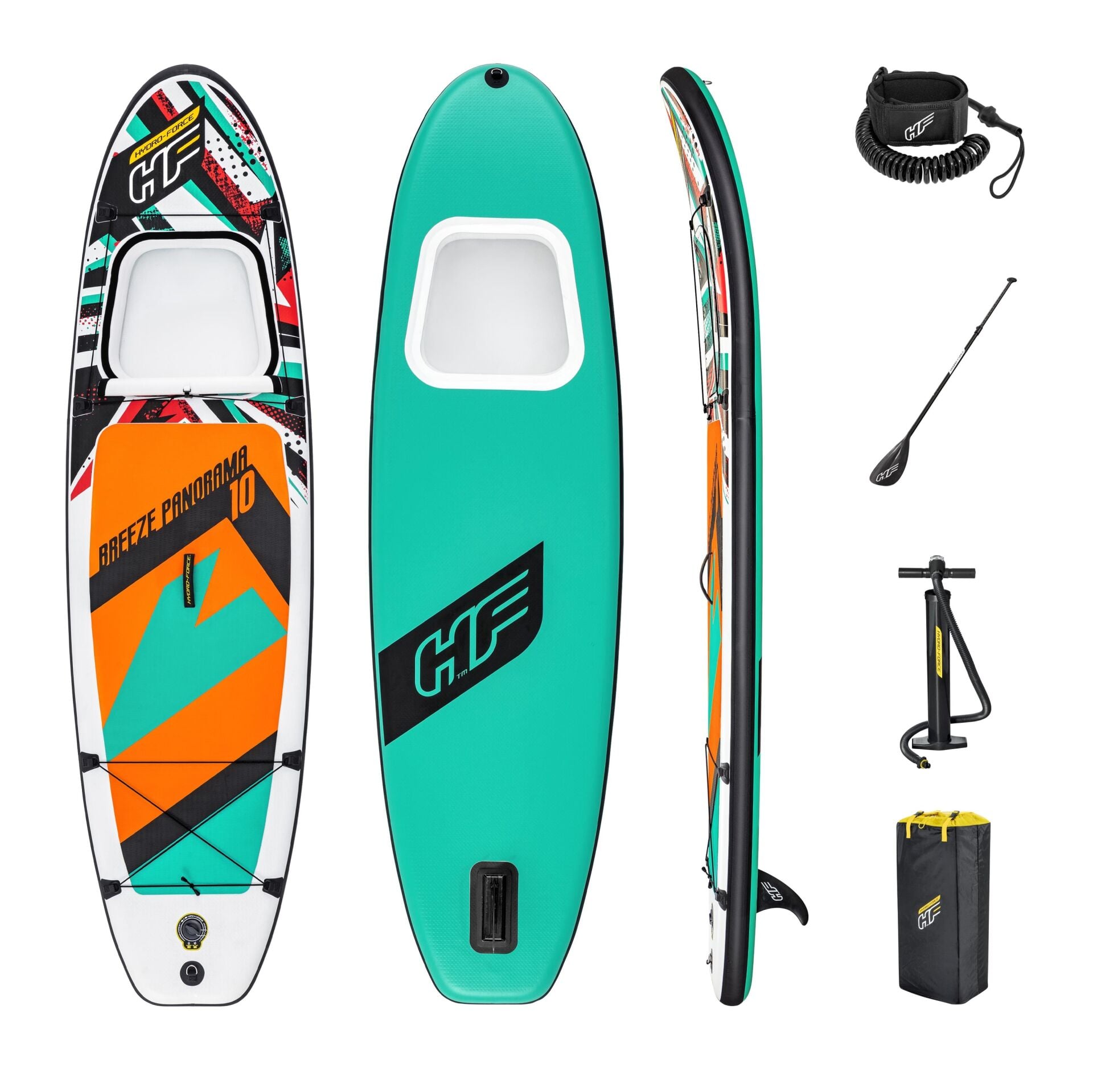 Hydro-Force 65377  Breeze Panorama Pencereli Şişme SUP-Sörf Seti