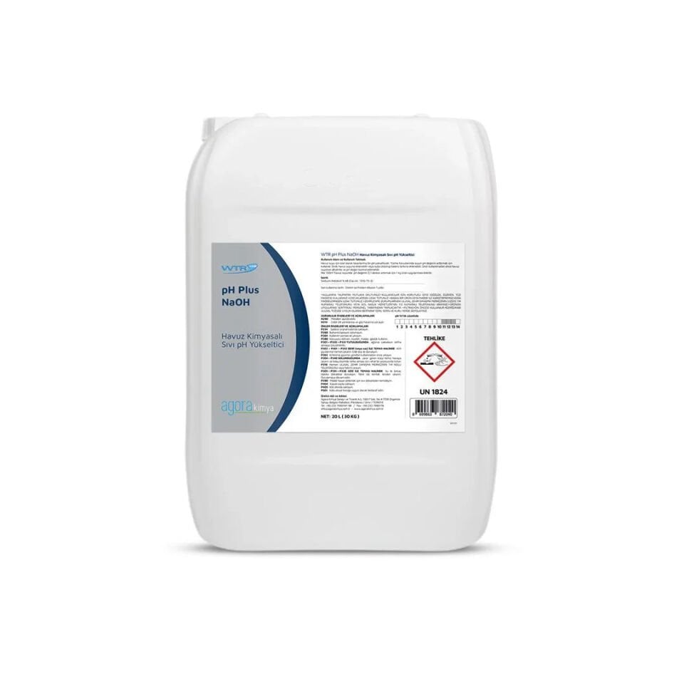 WTR pH PLUS SIVI NaOH 20 L- pH Yükseltici