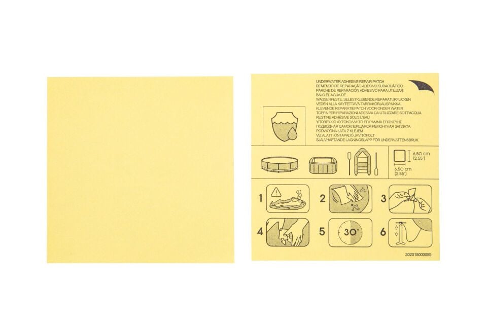 Bestway® 62091 Su Altı Güçlü Tamir Yama Seti 10 lu paket