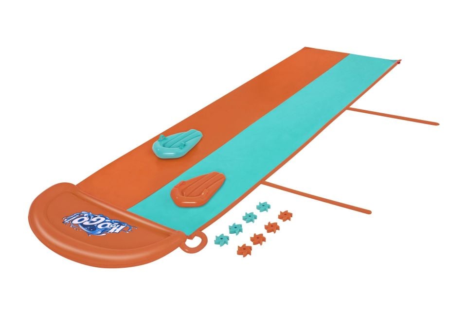 Bestway® 1052484XXX22 İkili Su Kaydırağı ve Sponge Soakers™ Sünger Oyuncaklar
