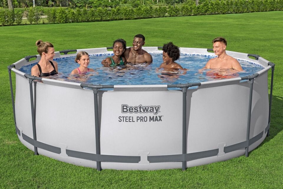 Bestway® 56418 Steel Pro MAX™ Prefabrik Yer Üstü Çember Havuz Seti 3,66 m x 1,00 m