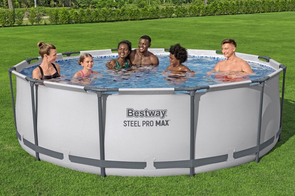Bestway Prefabrik Havuz Steel Pro MAX  Prefabrik Yer Üstü Çember Havuz Seti 3,66 m x 1,00 m 56418