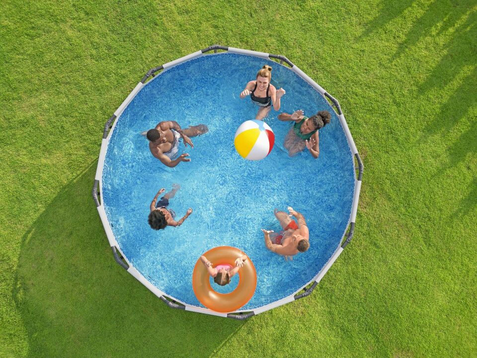 Steel Pro MAX 12'' x 39.5''/3.66m x 1.00m Round Pool Set