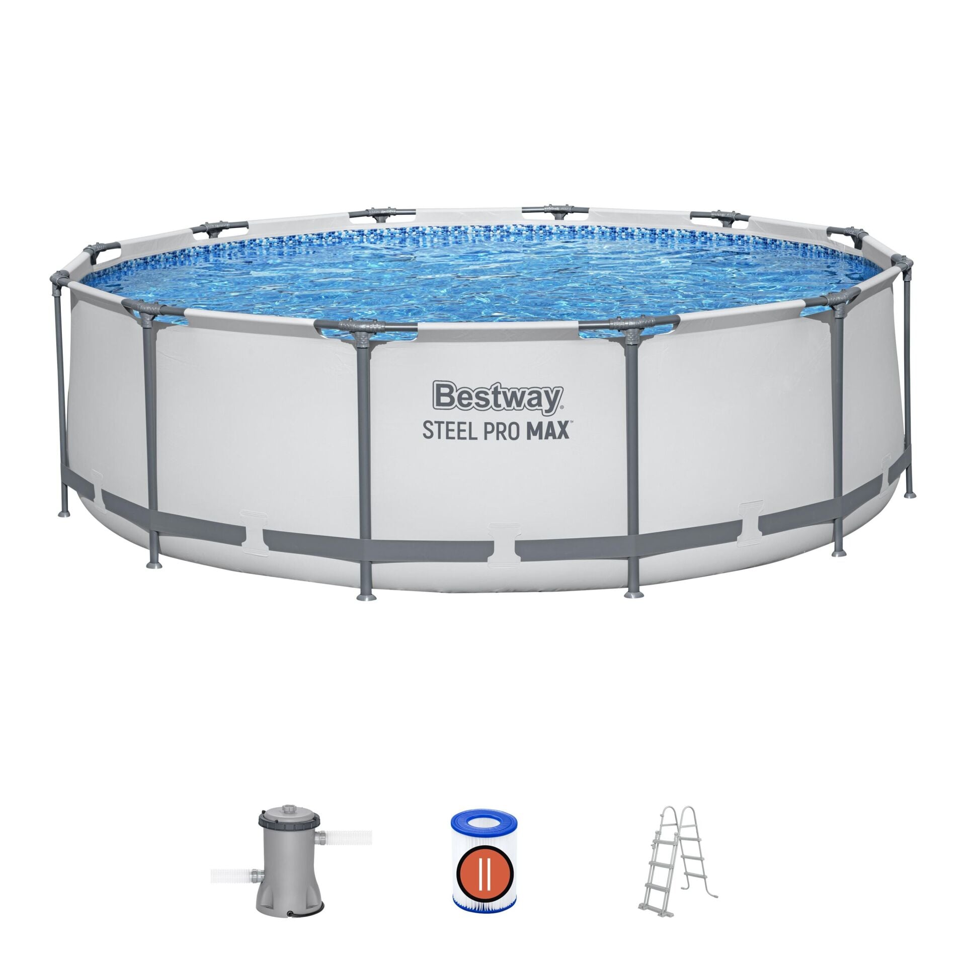 Bestway Prefabrik Havuz Steel Pro MAX  Prefabrik Yer Üstü Çember Havuz Seti 3,66 m x 1,00 m 56418
