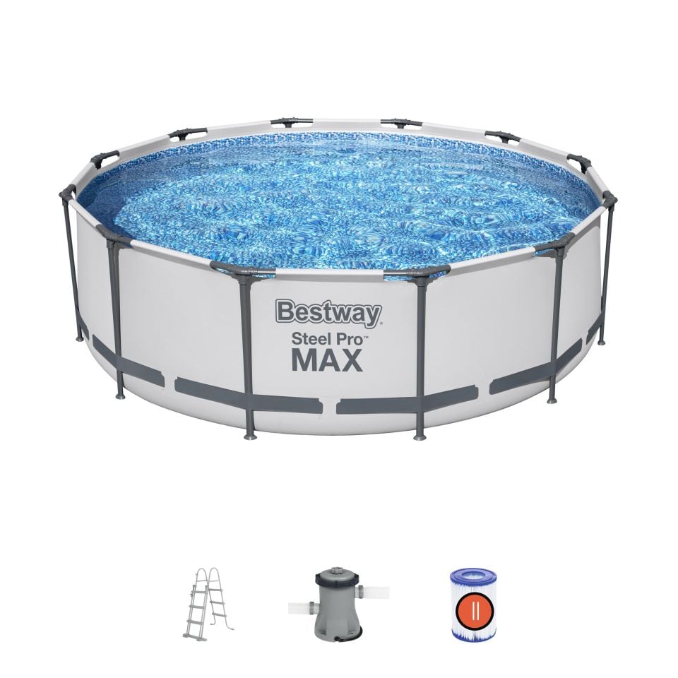 Bestway® 56418 Steel Pro MAX™ Prefabrik Yer Üstü Havuz Seti 3,66 m x 1,00 m