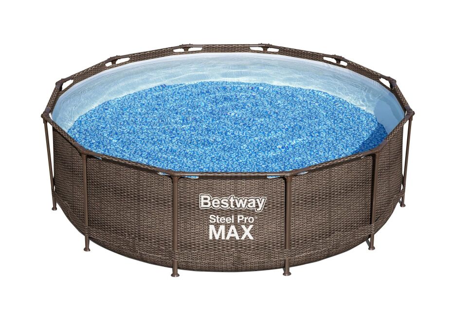 Bestway Prefabirk Havuz Steel Pro MAX  Prefabrik Yer Üstü Çember Havuz Seti 3,66 m x 1,00 m 56709