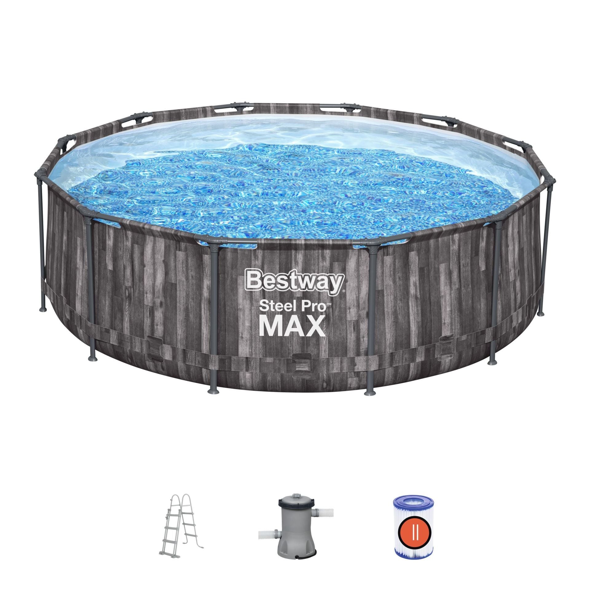 Bestway Prefabrik Havuz Steel Pro MAX  Prefabrik Yer Üstü Çember Havuz Seti 3,66 m x 1,00 m 5614X