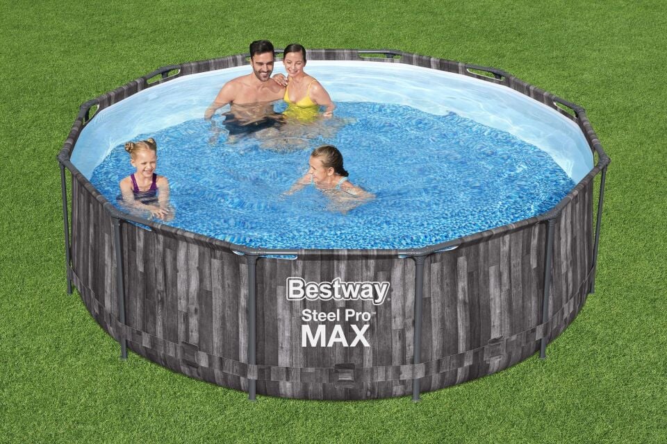 Bestway Prefabrik Havuz Steel Pro MAX  Prefabrik Yer Üstü Çember Havuz Seti 3,66 m x 1,00 m 5614X