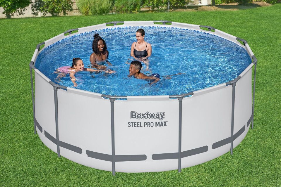 Bestway Prefabrik Havuz Steel Pro MAX  Prefabrik Yer Üstü Çember Havuz Seti 3,66 m x 1,22 m 56420