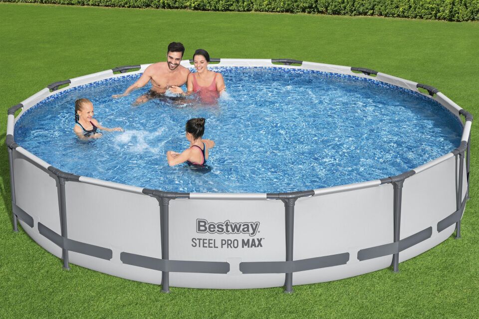 Bestway Prefabrik Havuz Steel Pro MAX  Prefabrik Yer Üstü Havuz Seti 4,27 m x 84 cm 56595