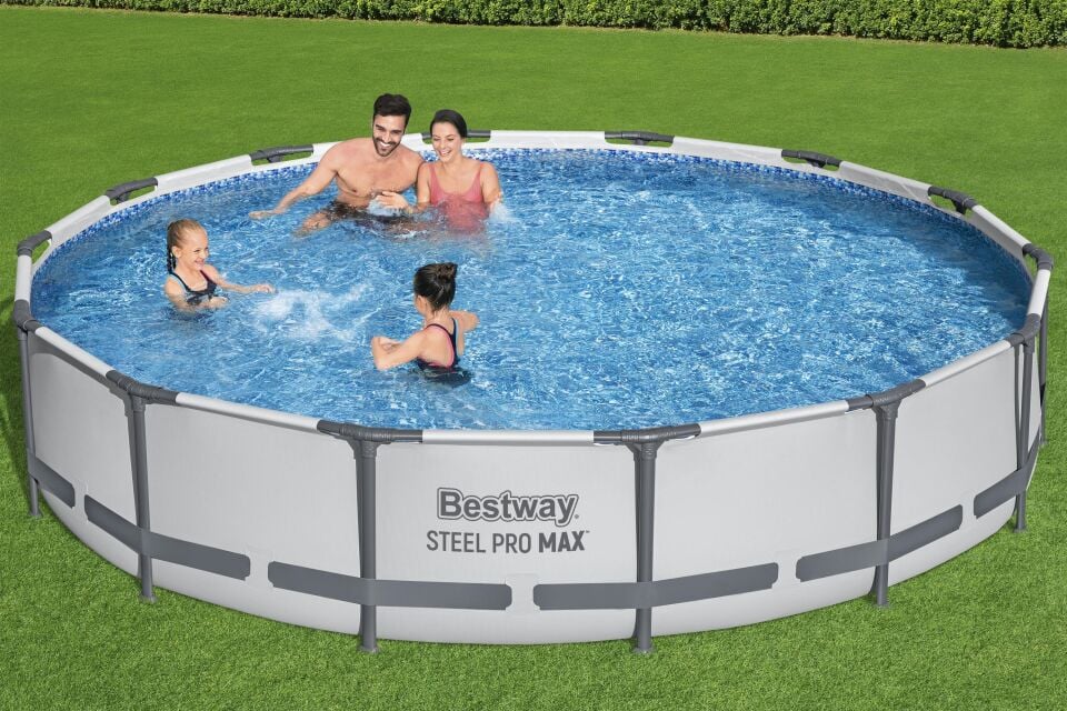 Bestway Prefabrik Havuz Steel Pro MAX  Prefabrik Yer Üstü Havuz Seti 4,27 m x 84 cm 56595