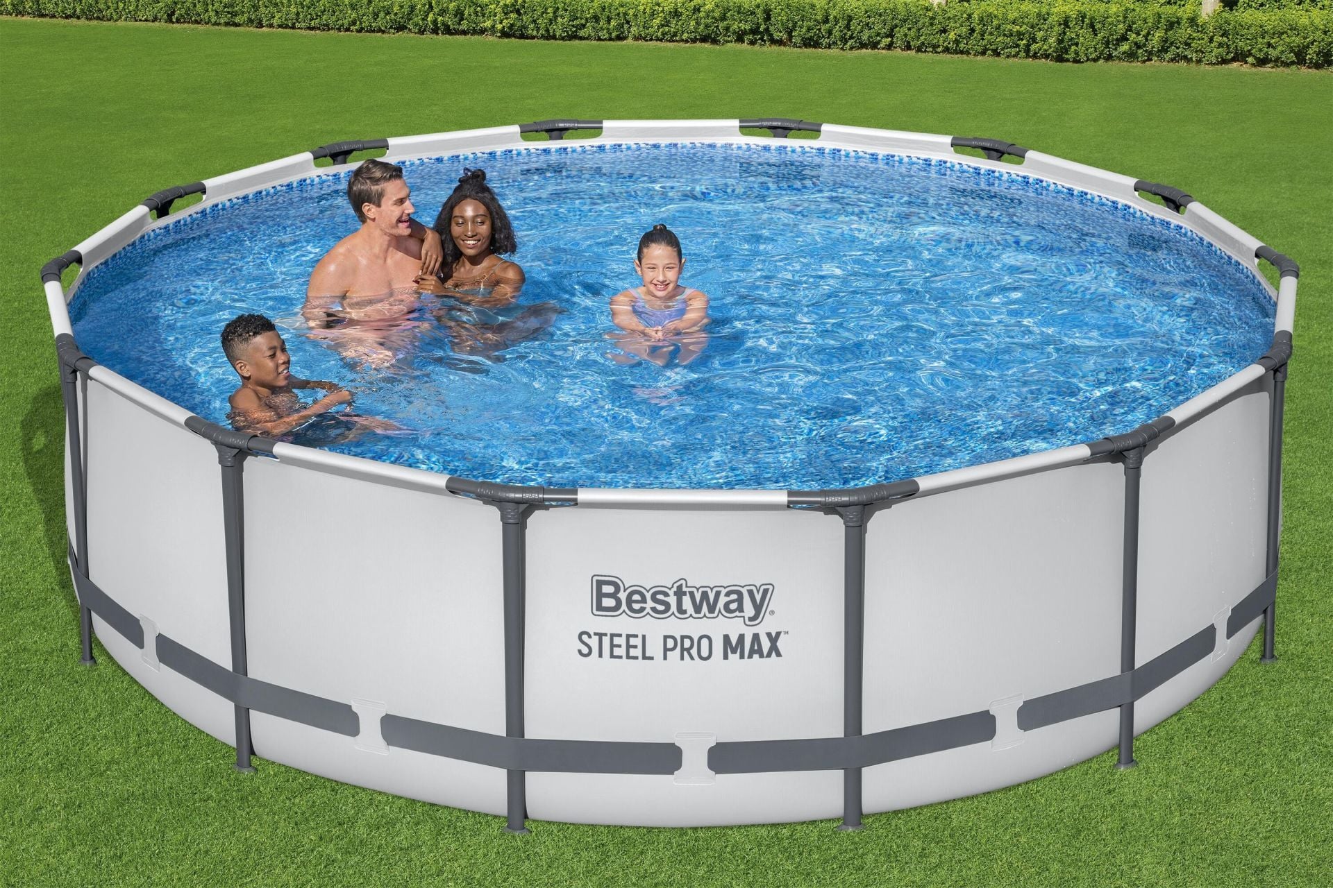Bestway Prefabrik Havuz Steel Pro MAX  Prefabrik Yer Üstü Çember Havuz Seti4,27 m x 1,07 m 56950