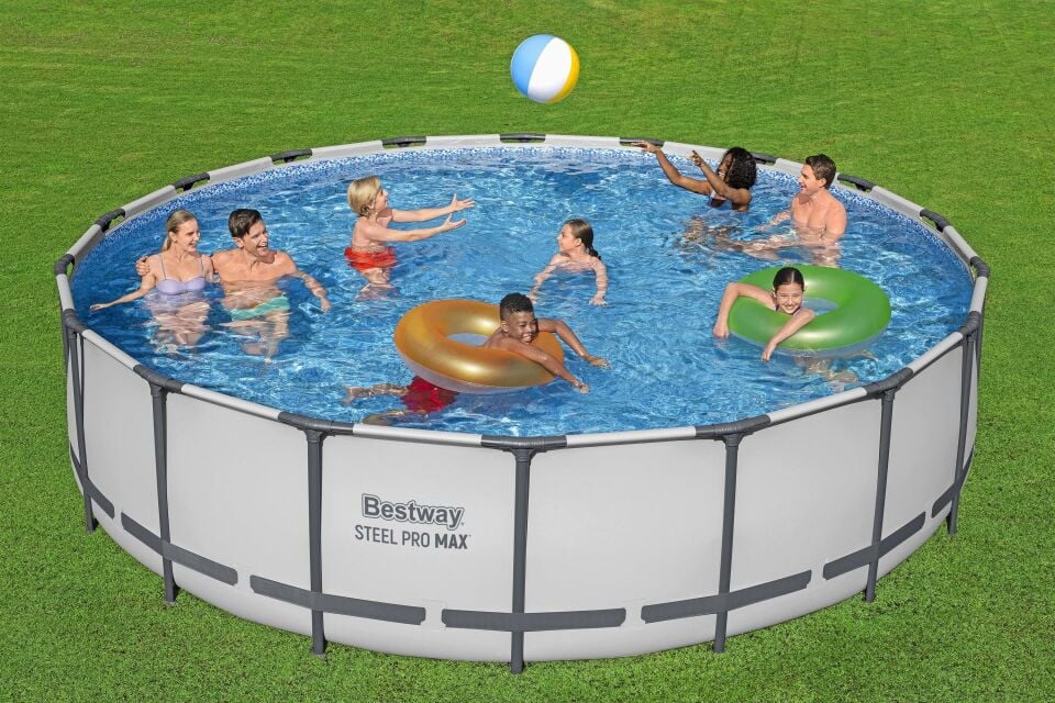 Bestway® 56462 Steel Pro MAX™ Prefabrik Yer Üstü Havuz Seti 5,49 m x 1,22 m