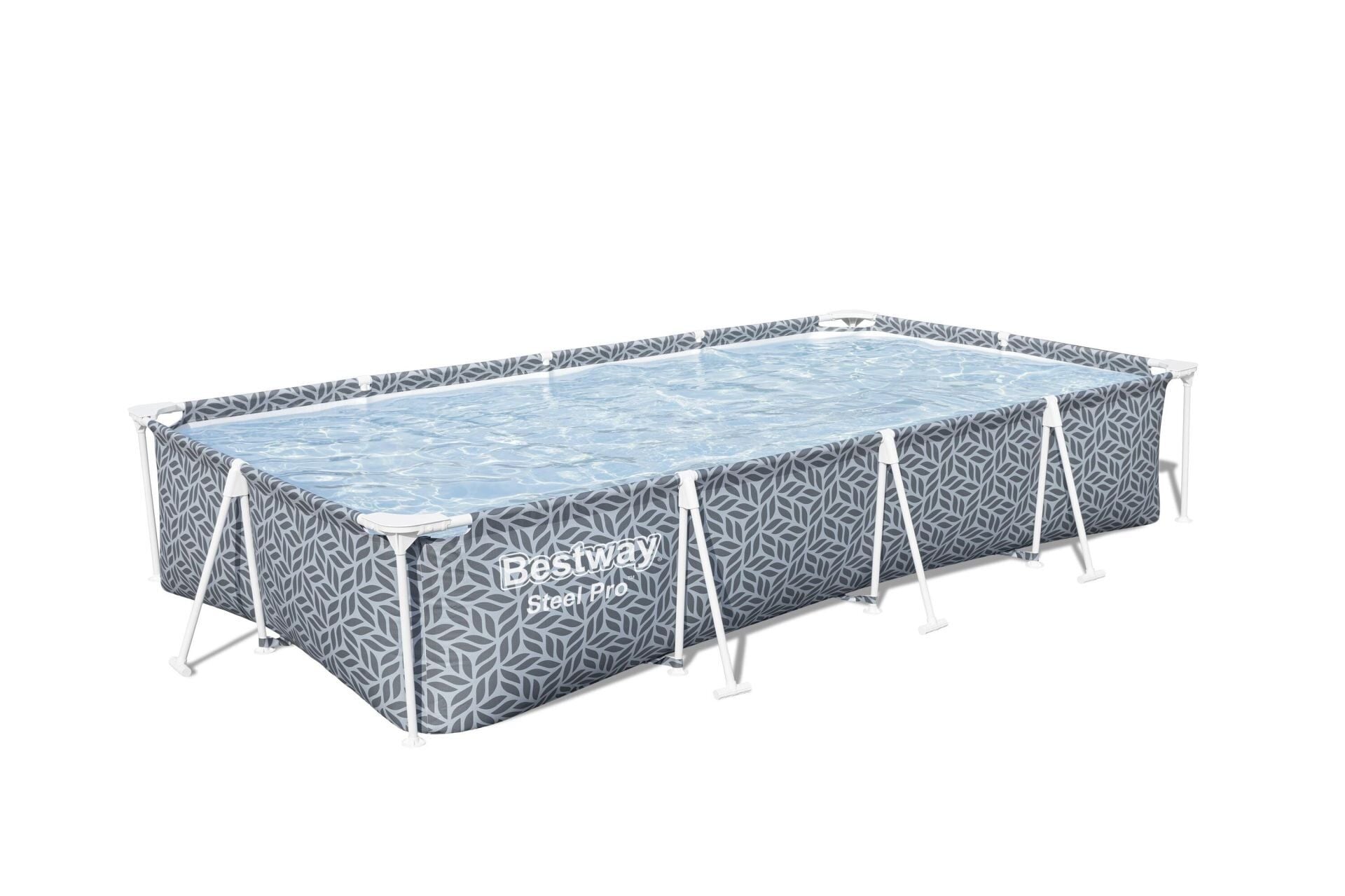 Bestway® 561FT Steel Pro® Prefabrik Yer Üstü Dikdörtgen Havuz 3,66 m x 2,01 m x 66 cm