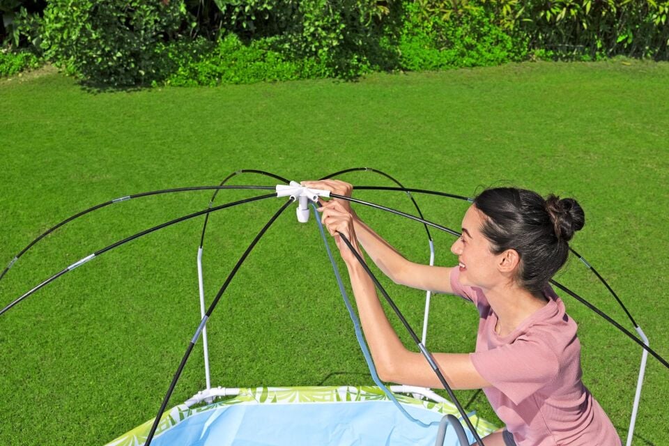 Bestway® UV Careful™ Gölgelikli Prefabrik Yer Üstü Çember Havuz