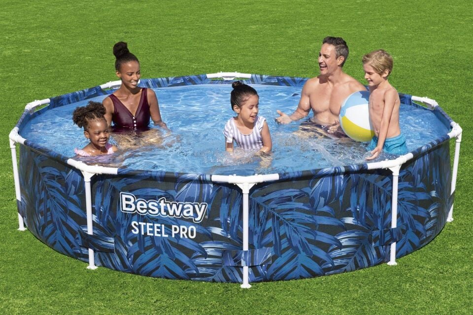 Bestway® 56985 Steel Pro®  Çember Yer Üstü Havuz 3,05 m x 66 cm