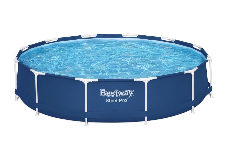Bestway® 56706 Steel Pro® Prefabrik Yer Üstü Çember Havuz Seti 3,66 m x 76 cm