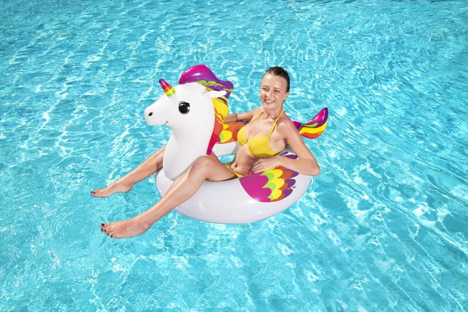 Bestway® 36159 Fantasy Unicorn™ Tek Boynuzlu At Büyük Simit