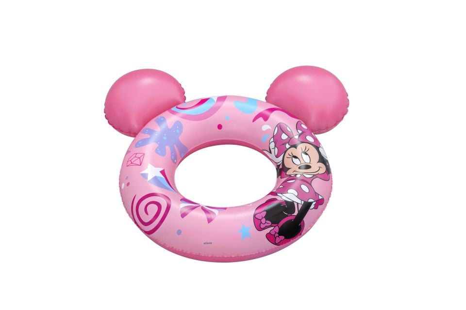 9102N Disney® Splash Pal™ Minnie Mouse Simit - Pembe Kulaklı  65 cm x 66 cm