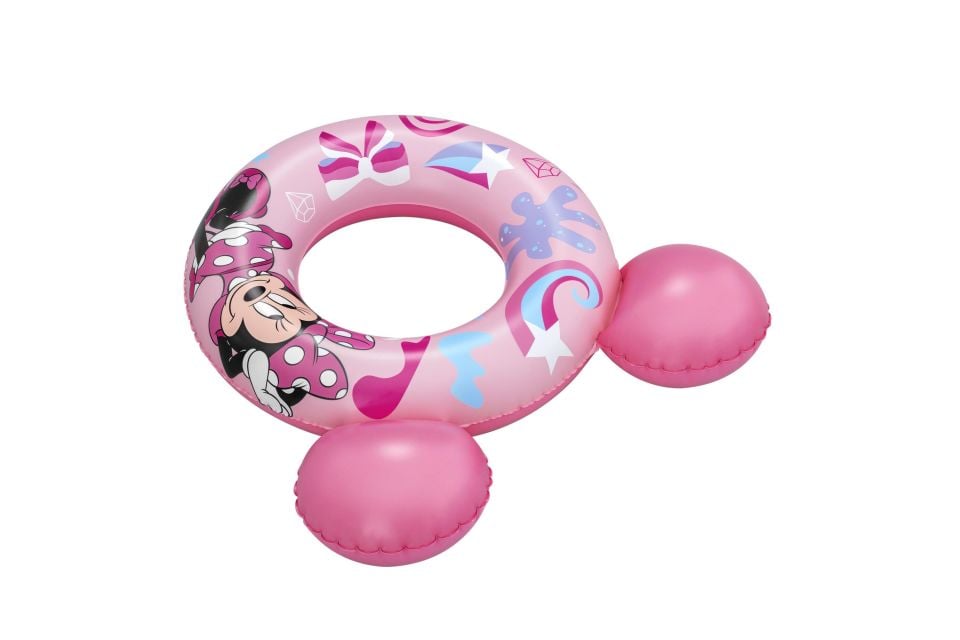 9102N Disney® Splash Pal™ Minnie Mouse Simit - Pembe Kulaklı  65 cm x 66 cm