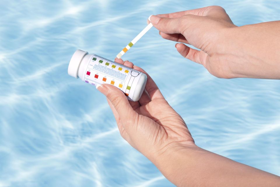 Bestway® 58142 Havuz & Spa 3'lü Kimyasal Test Şeridi 50'lik Paket