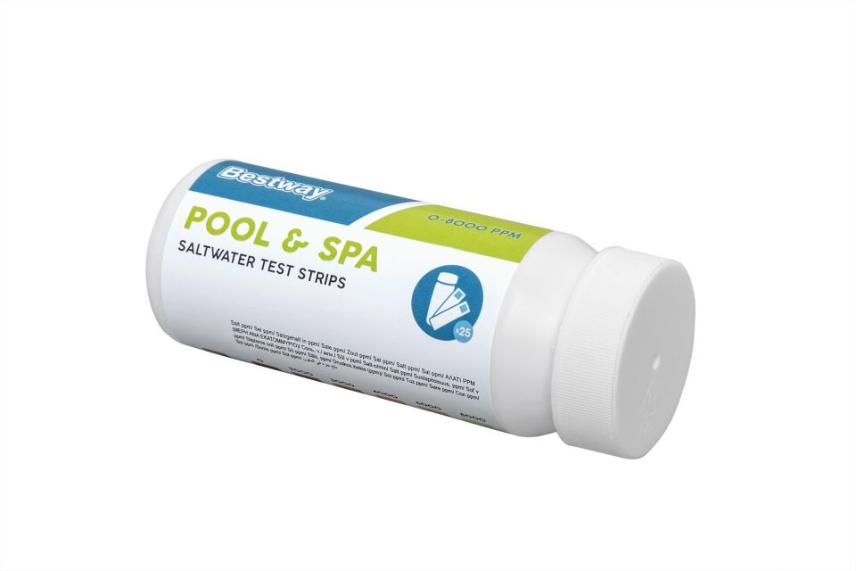 Bestway® 58767 Havuz & Spa Tuzlu Su Test Şeridi 25 li Paket