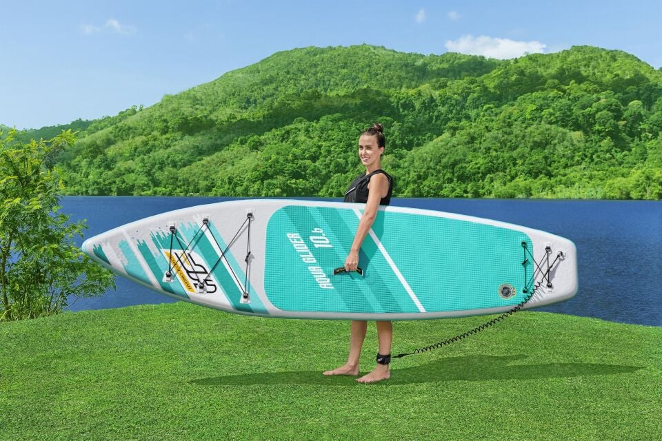 Hydro-Force™ 65347 Aqua Glider™ Kürekli Şişme SUP-Sörf Seti 3,20 m